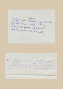 Letters from Solfred and Solange