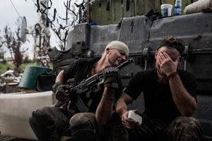On the frontlines of the war in Ukraine