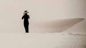 In the desert