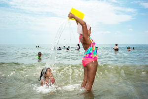 Girl With Yellow Bucket