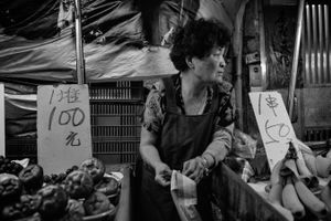 Fruits seller in Taiwan