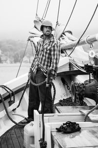 Ready to weigh anchor.