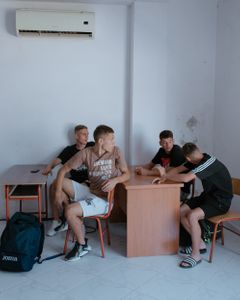 from the work "Loro Borici" about the boys of Albania's last football school since the end of communism