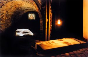 "Bedroom", a photo installation at the International Festival of Comics, Athens, titled: "Escape"