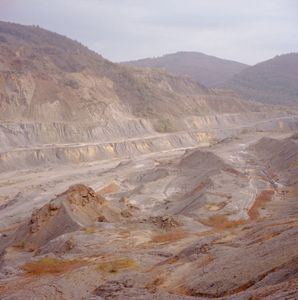 Moldova Noua copper quarry