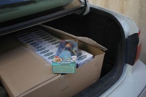 There are plenty of toys for kids among the donations