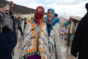 The Potential Brides. Imilchil, Morocco