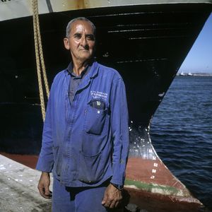 Hake fisherman, Saldhana, South Africa.