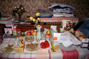 Table Scene (Red), October 2005