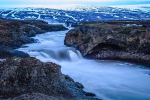 Godafoss at Spring Thaw