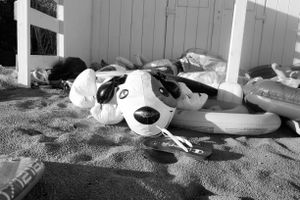Deflated.