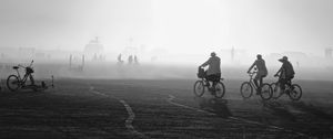 late afternoon on the playa