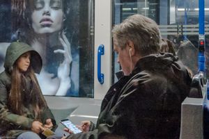 In the tram