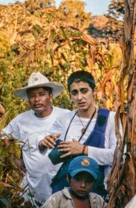 Agronomist and Italian reporter discuss agricultural practices in the forest communities