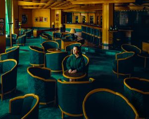 Aboard the sinking Titanic