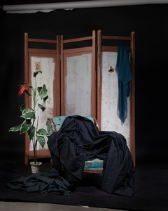 Untitled Screen Black Drap