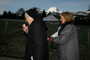 Chemin de la Croix, Vendredi Saint; Way of the Cross on Good Friday; Broc, Gruyère