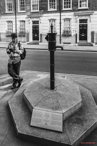 The Broad Street Pump, John Snow memorial, Soho, London