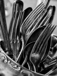 Silverware In Pitcher II