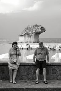 Smart couple at Lacco Ameno
