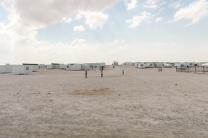 Zaatari RC and the prefab homes that are slowly replacing the tents new arrivals are issued initially in the hope that this coming winter will be a little more bearable. © David Brunetti