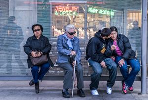 'The Blind Man:  Stories at the Bus Stop'