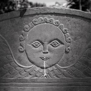 Drooling Angel, Town House Hill Cemetery, Norwalk, CT, 7 6 24