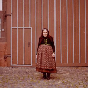 Katharina Hofmann, Catholic Marburger Land, 2015. From the series: The last women in their traditional peasant garbs