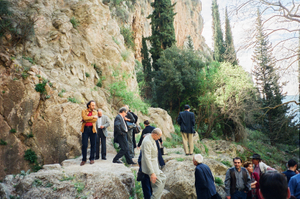 fig.26 Poets at Krystalia Source/Castalian Spring
