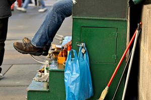 the Shoeshiner.