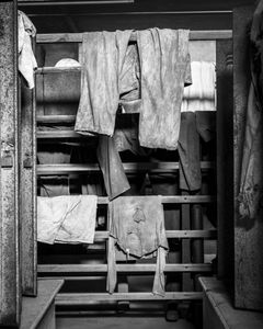 The Dry, the atmospheric change room left almost as it was when the last miners came to surface, Geevor Museum