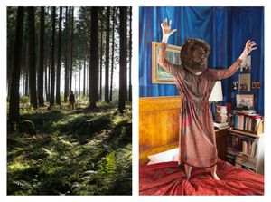 „Bear Girl in forest & Bear Girl in bedroom“