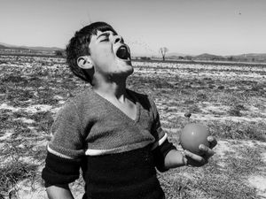 Young Syrian refugee in Idomeni camp in Greece.