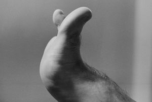 His toes