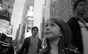 Ella's first visit to New York City, 2010