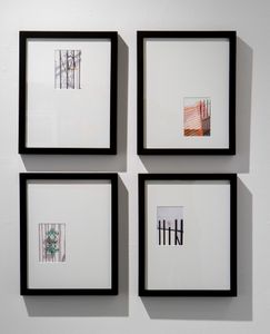 Untitled (Bedstuy Gates 1-4), Pigment prints, 14 x 11 inches each, 2012/15, Exhibition view, We Buy Gold, Home Movies, and Other Pictures, International Center of Photography-Bard MFA Studios, 2015