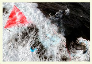 Waves to Monte Carlo, Red Triangle Black Square, Aesthetics 2023 Gallerium exhibition