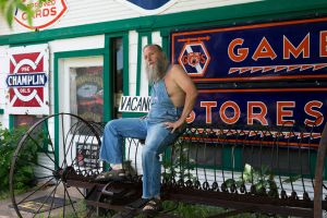 Harley, Sandhills Curiosity Shop, Erick, OK