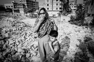 Rana Plaza 4. The stench of death is still omnipresent.
