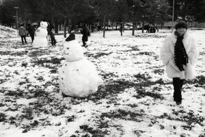 Snowmen and snow-woman