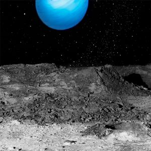 Wunda, Umbriel, Uranus - Diorama.