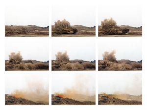 blast #007, Mesogea basin, East Attica, Greece.