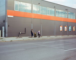 Family on a walk, Kaunas, Lithuania, September 2015.