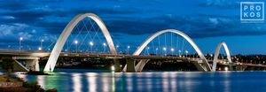 <a href="https://andrewprokos.com/photo/jk-bridge-brasilia-panorama-1985/">Panoramic View of Juscelino Kubitscheck Bridge at Dusk, Brasilia</a>