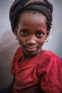 She finally smiled!!!...
