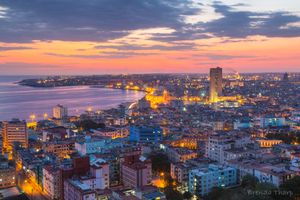 Dusk Falls on Havana