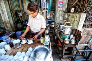 Yangon Starbucks.