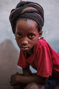 Portrait of a little girl...