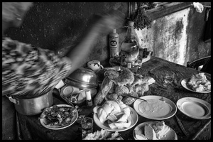 Eight o'clock meal.