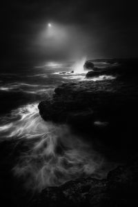 Stormy sea